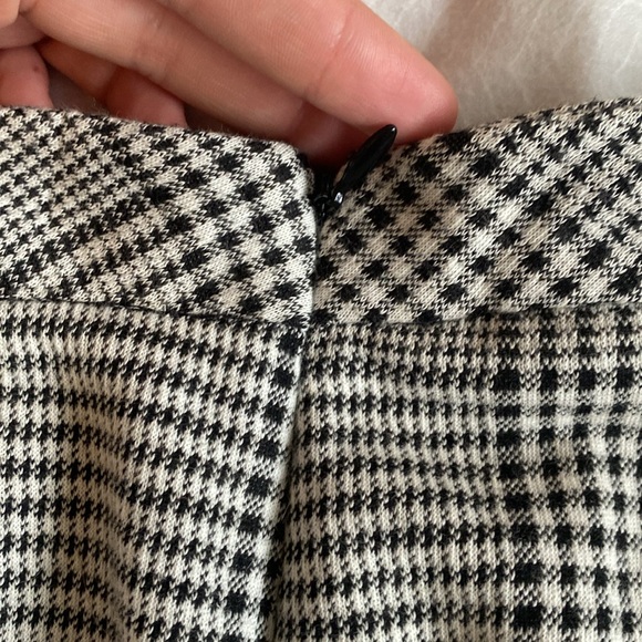 Banana Republic Women’s Black and White Plaid Midi Wrap Skirt Size US M - Picture 6 of 7